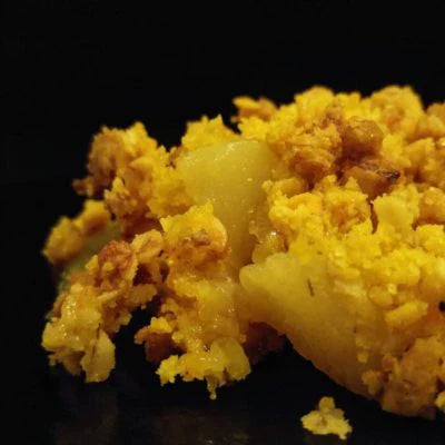 Smulpaj med saffran, päron och Xanté (päronlikör)