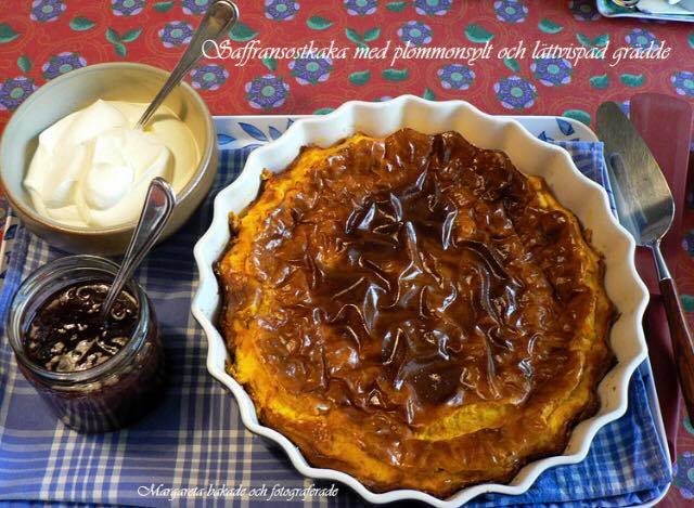 Saffransostkaka Recept