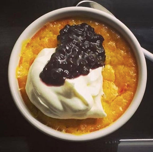 Ugnspannkaka med saffran recept