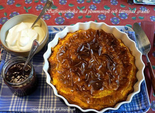 Saffransostkaka Recept