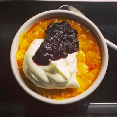 Ugnspannkaka med saffran recept